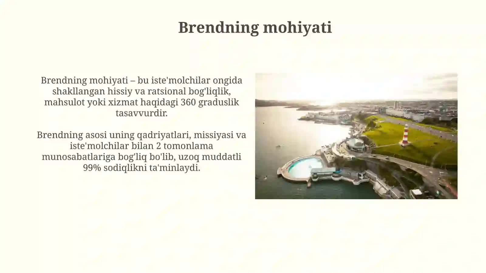 Brend, Innovatsiya va Pozitsiyalash Asoslari 3