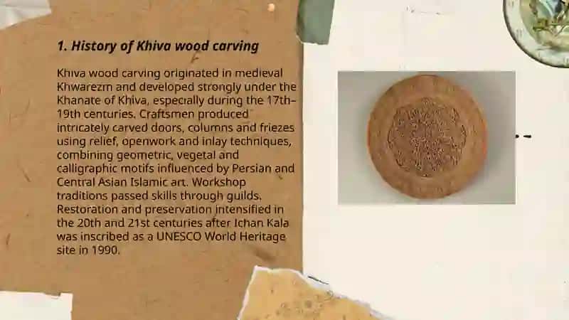 Khiva wood carving 3