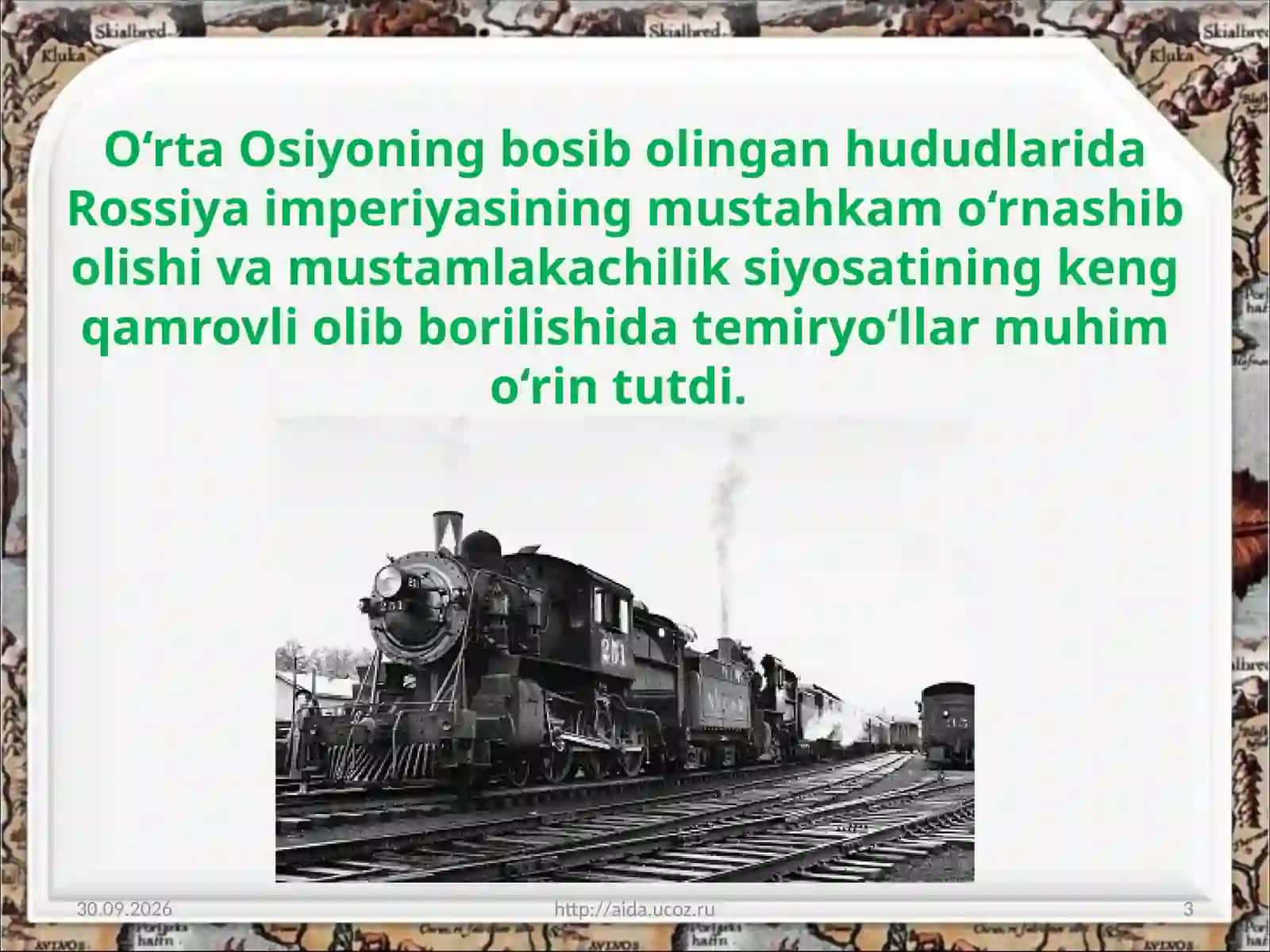 O‘rta Osiyo taminoti 3