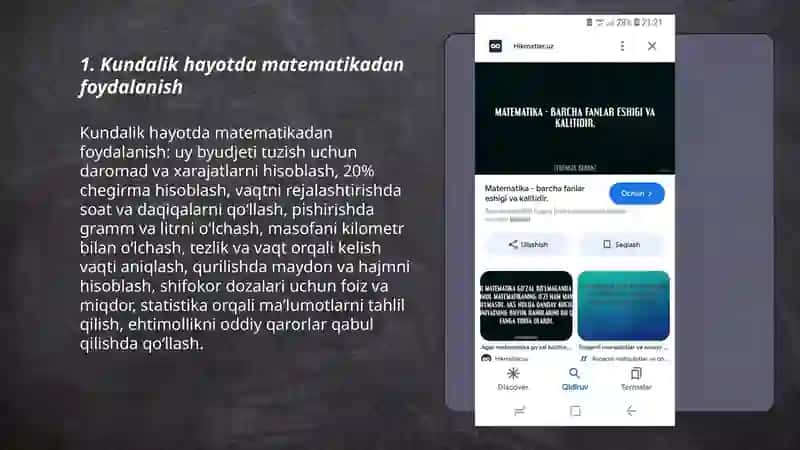 Matematika bu hayot 3