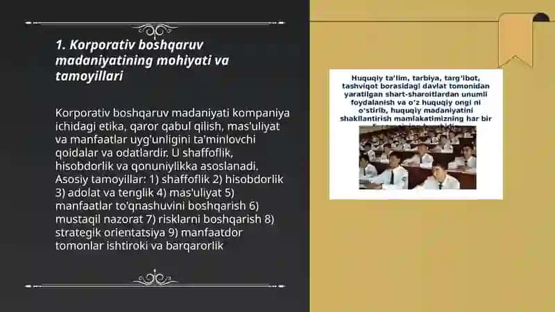 Korporativ boshqaruv madaniyati va uning huquqiy asoslari 3