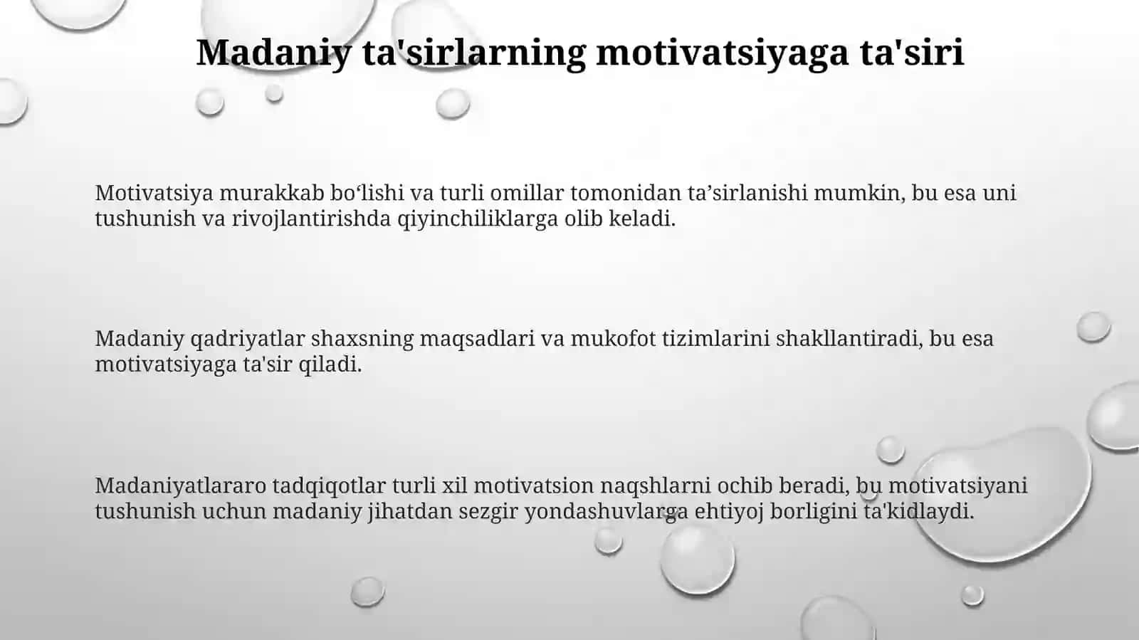 Xorij psixologiyasida motivatsiya muammosi 3