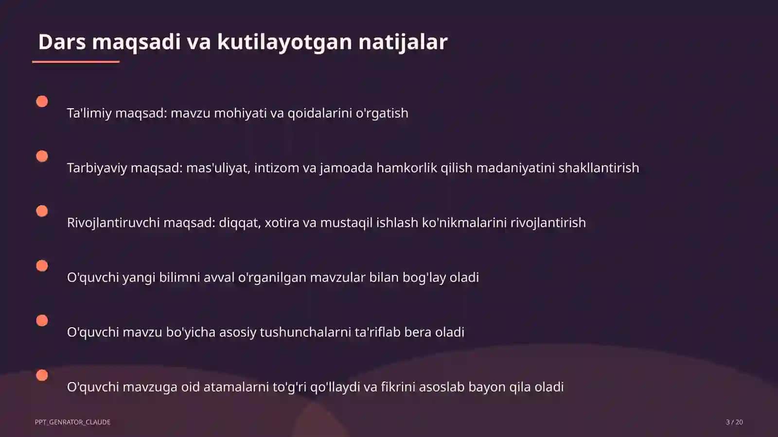 Metodlar va amaliy topshiriqlar 3