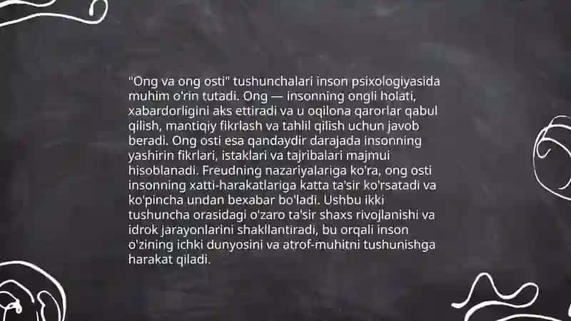 Psixika va ongning taraqqiyoti 3