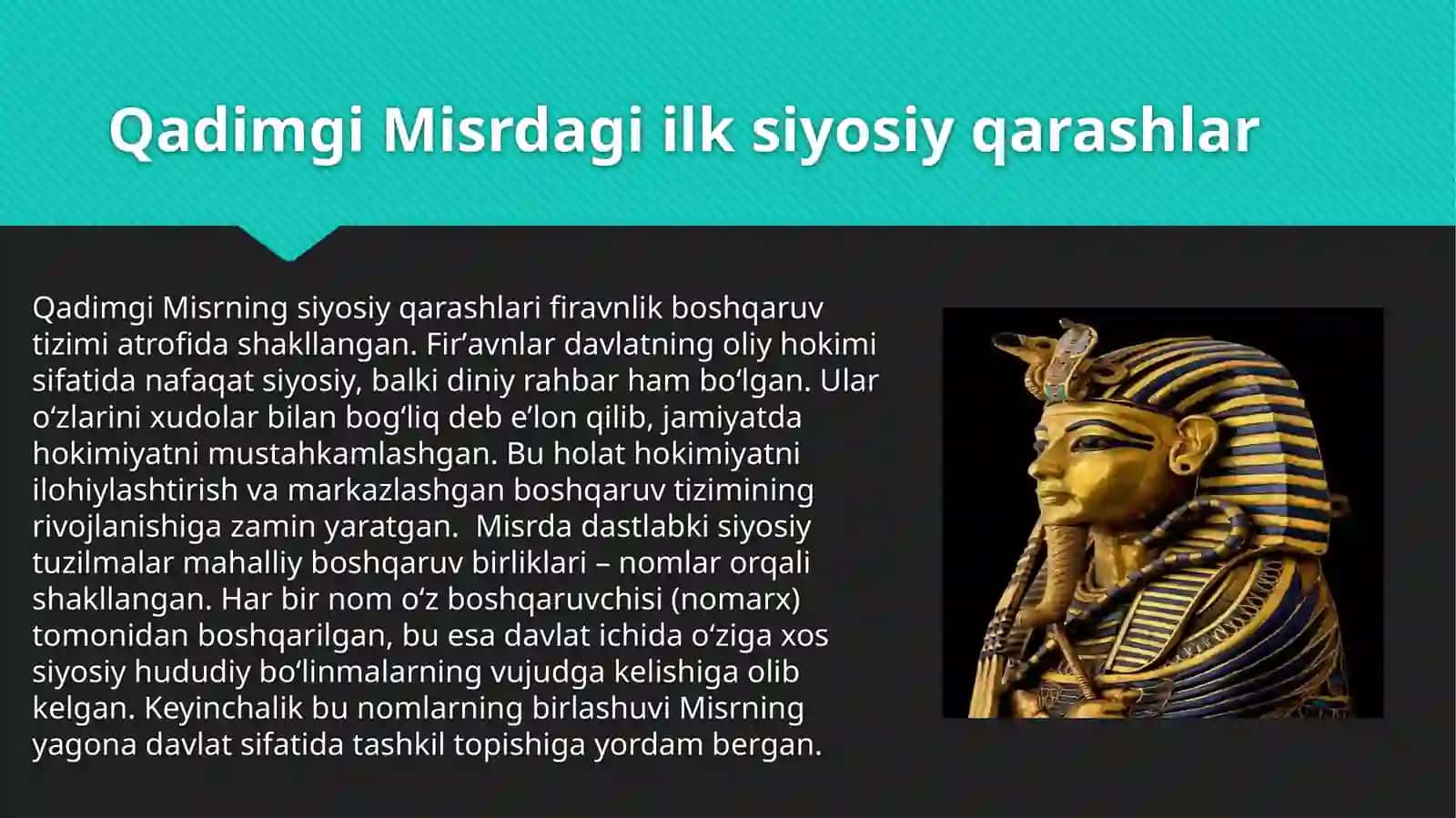 Qadimgi Sharq va Gʻarbdagi ilk siyosiy     qarashlar 3