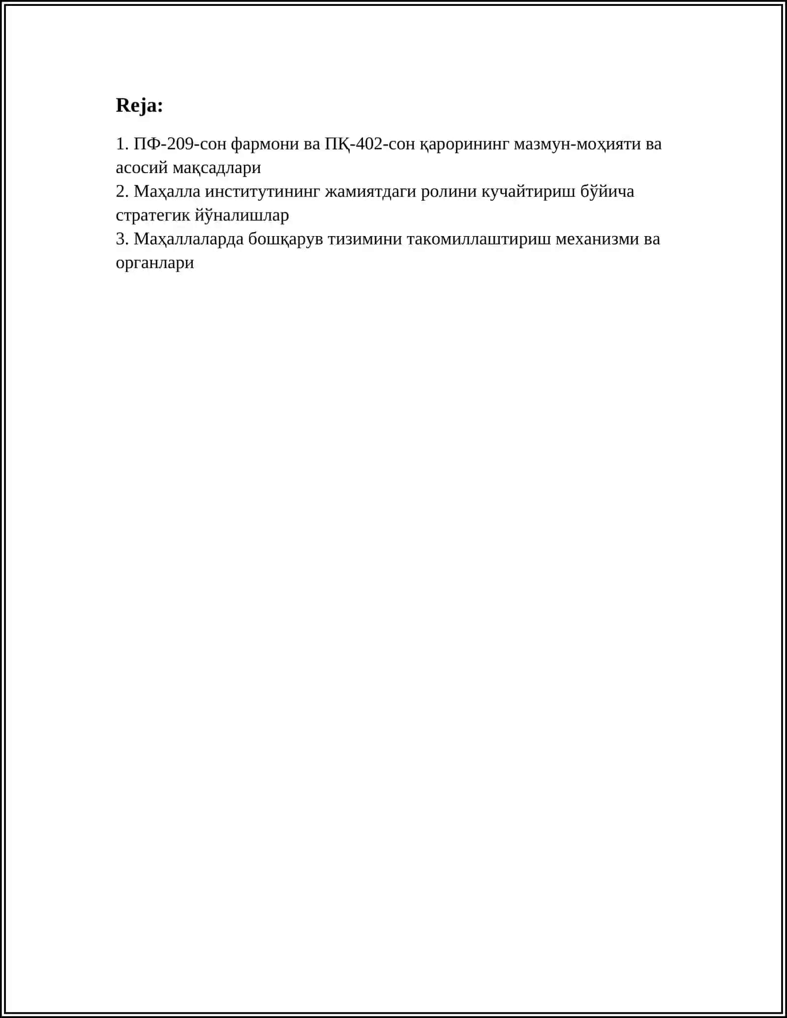 ЎЗБЕКИСТОН РЕСПУБЛИКАСИ ПРЕЗИДЕНТИНИНГ 2023 ЙИЛ 3