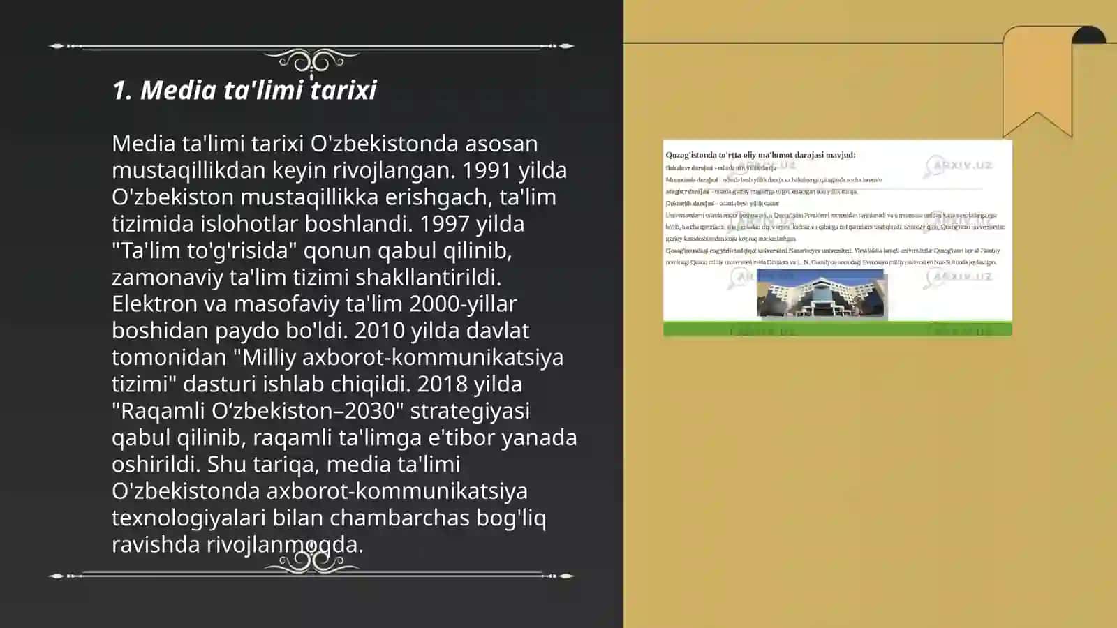 Media ta'limi tarixi 3