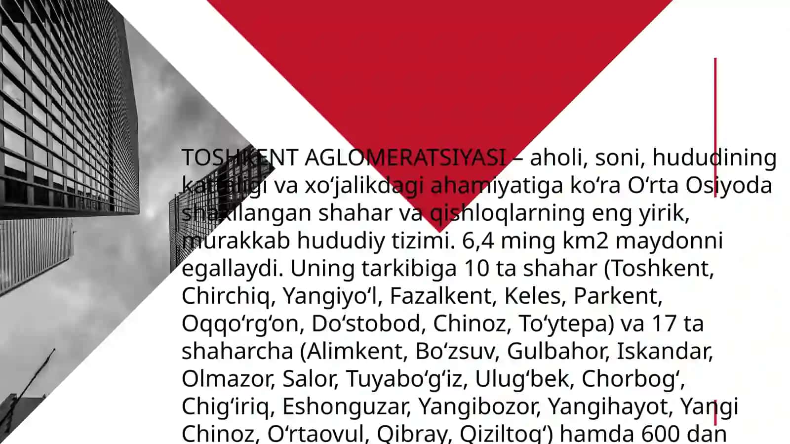 TOSHKENT AGLOMERATSIYASI 3