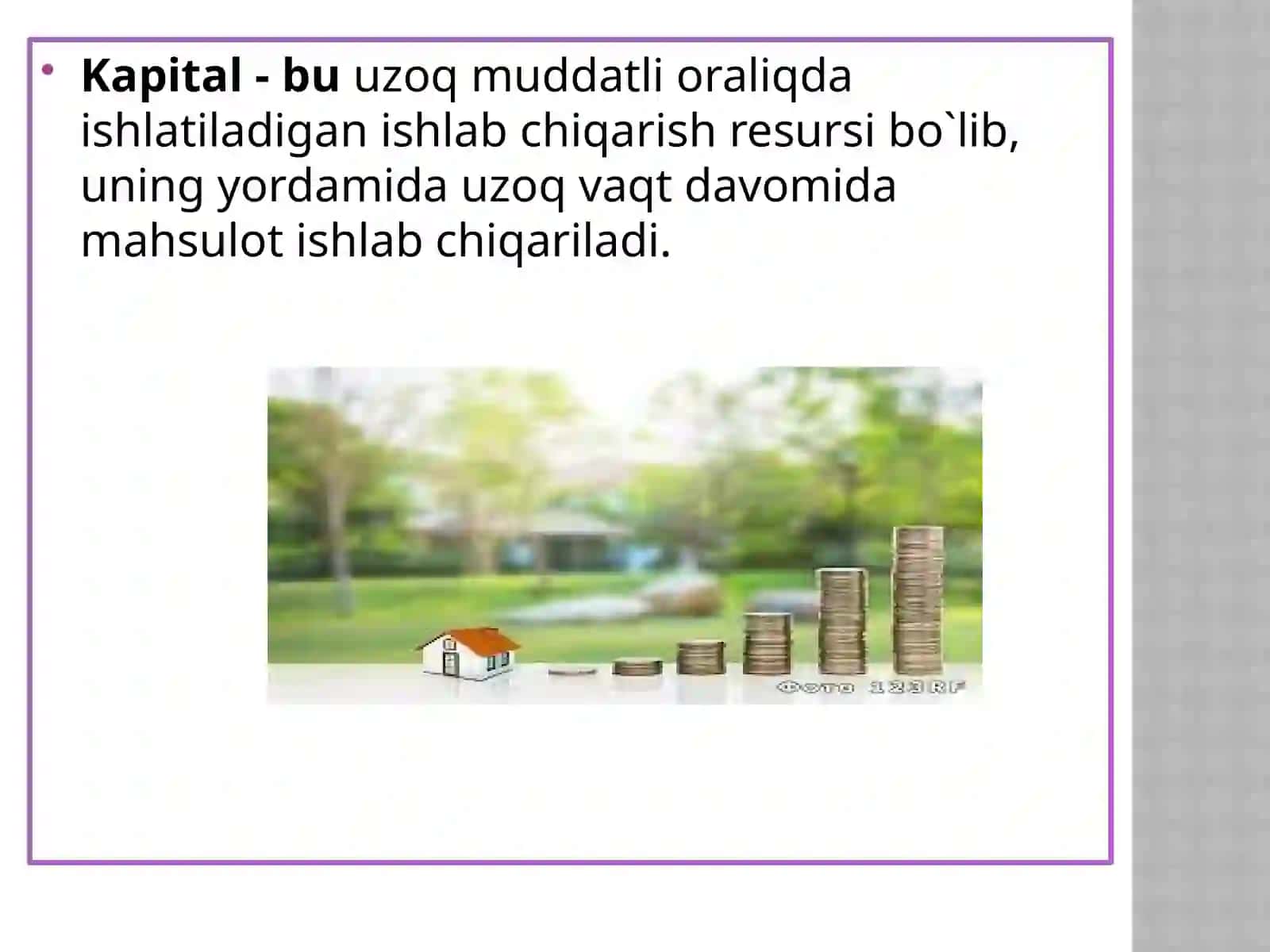 Kapital bozori va kapital quyilmalar 3