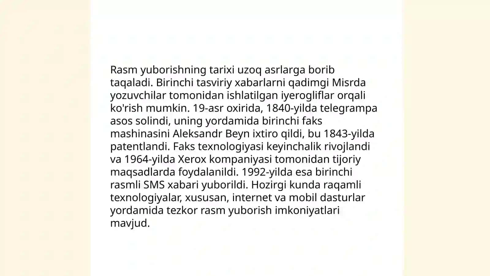 Rasm yuborishning tarixi 3