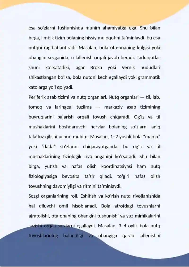 0–3 yosh oralig‘ida nutq shakllanishining fiziologik asoslari 3
