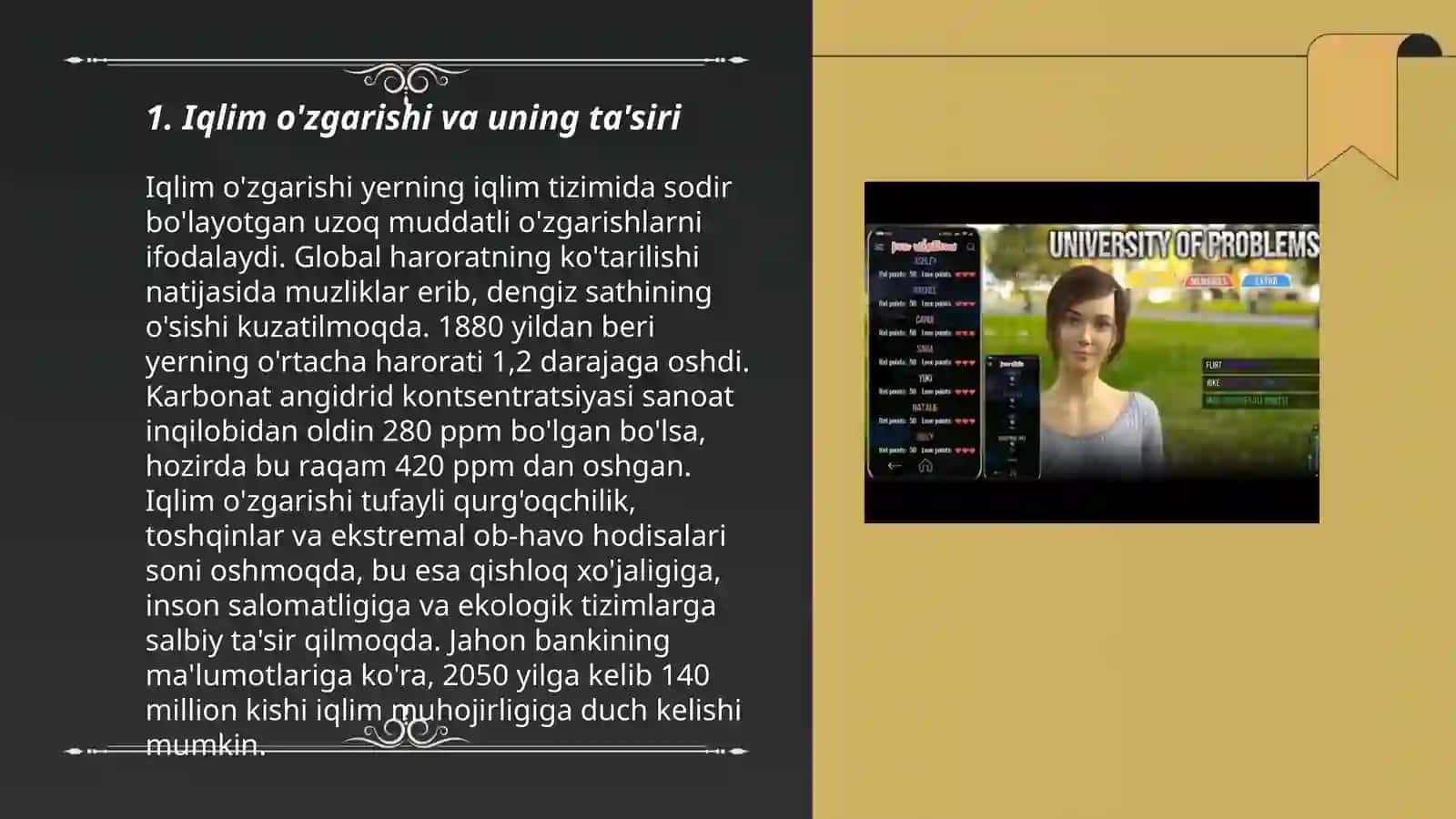 Eqaloʻgik muammolarni mohiyat oqibatlari va hal etish yoʻnalishlari 3