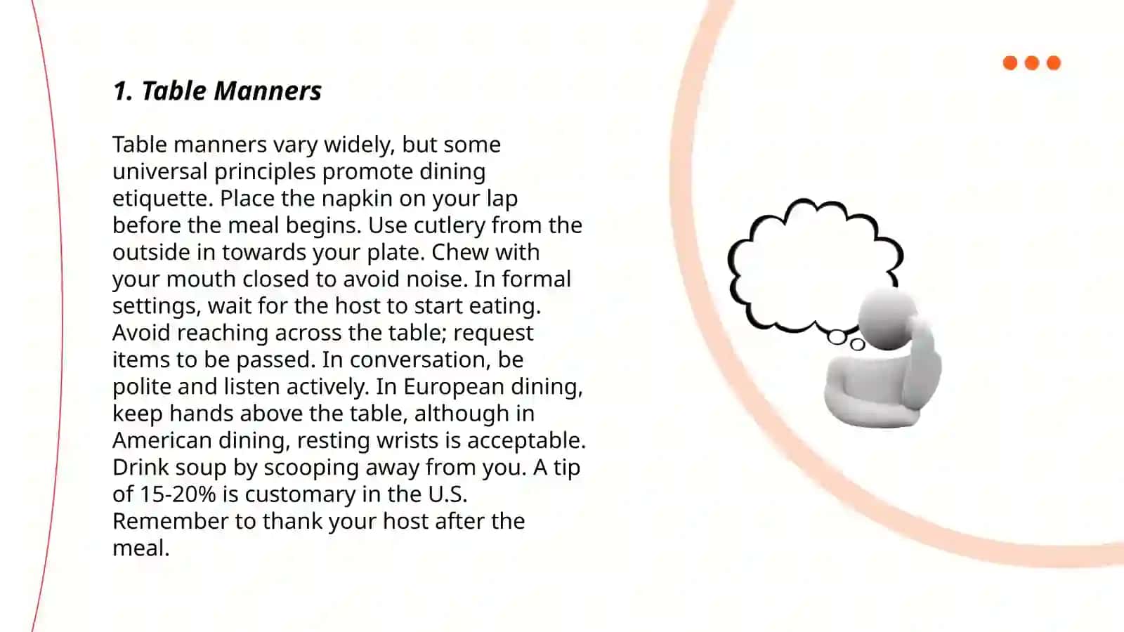 Table Manners 3