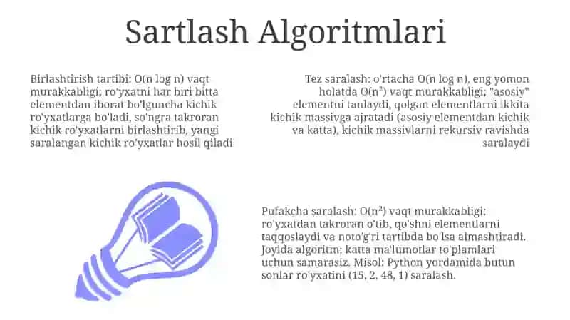 Sartlash Algoritmlari 3