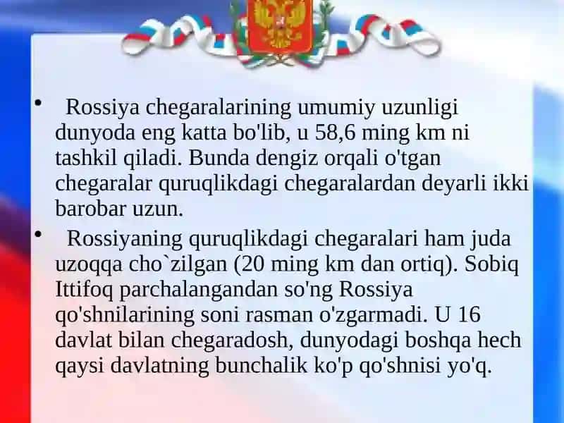 Rossiya Federatsiyasi: Tabiiy demografik salohiyati 3