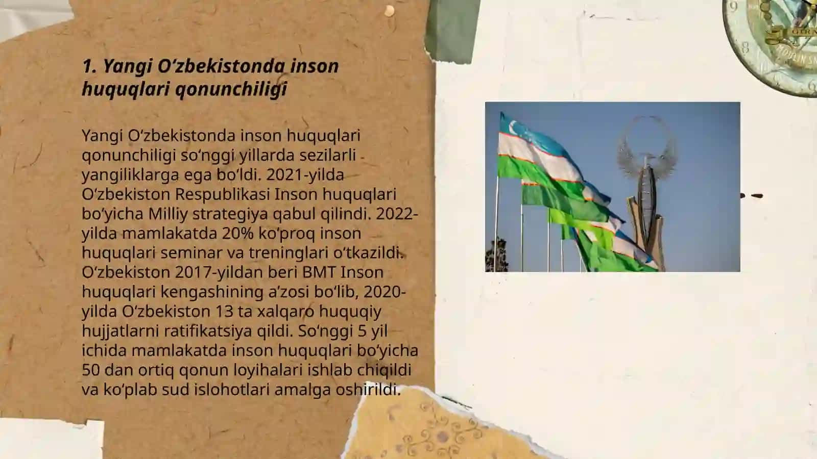 Yangi O'zbekistonda inson haq-huquqlari va erkinliklarini kafolatini yaratish 3