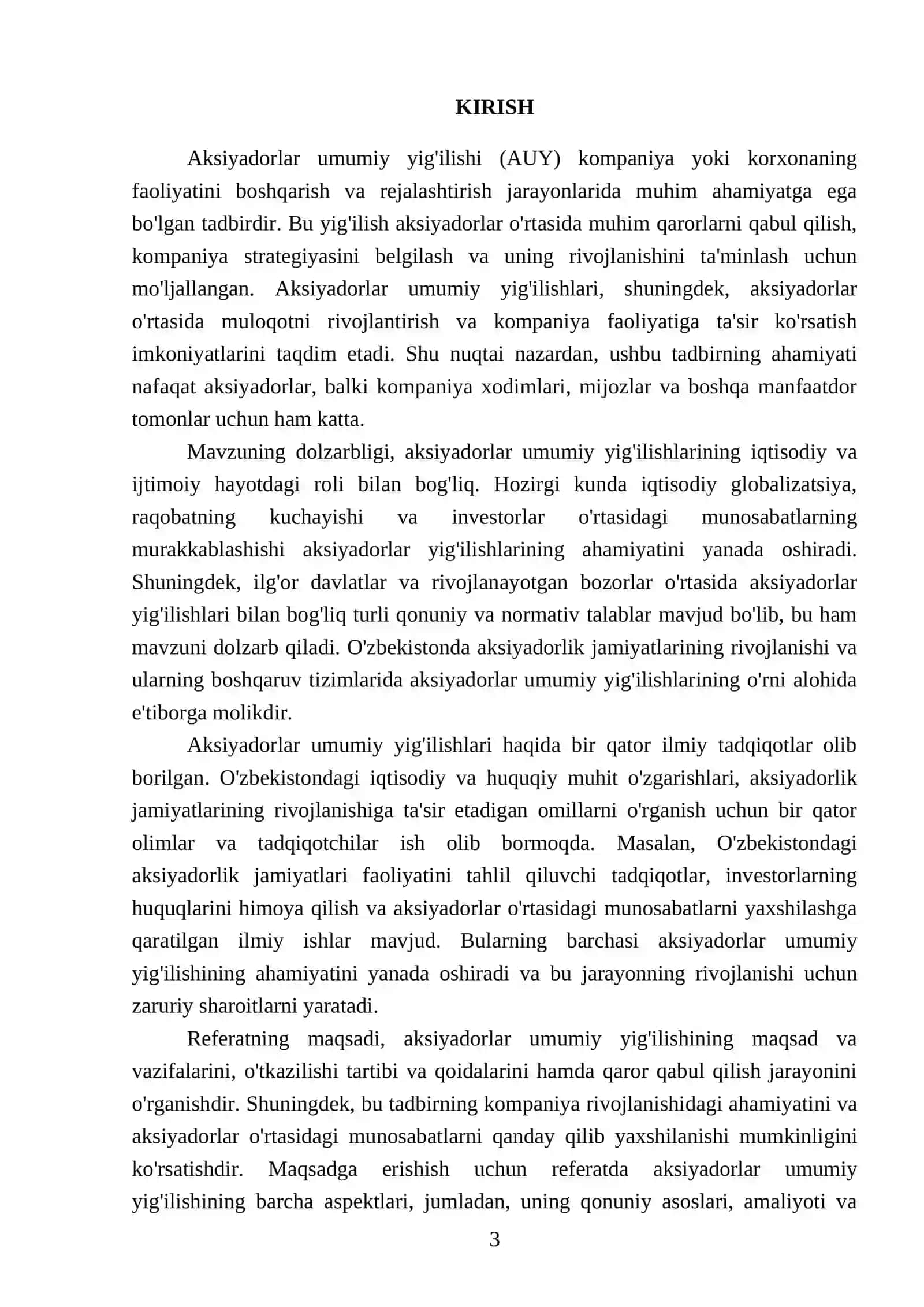 Aksiyadorlar ( ishtirokchilar) umumiy yigʻilishi 3