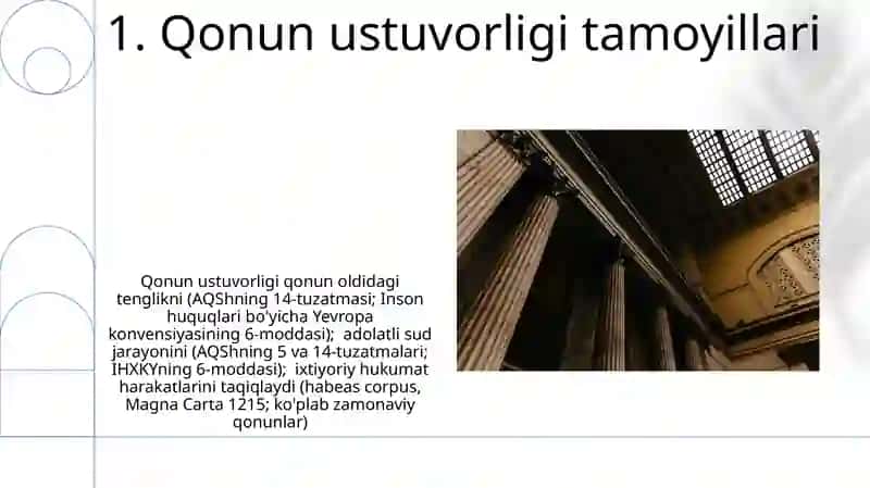 Konstitutsiya va qonun ning ustunligi 3