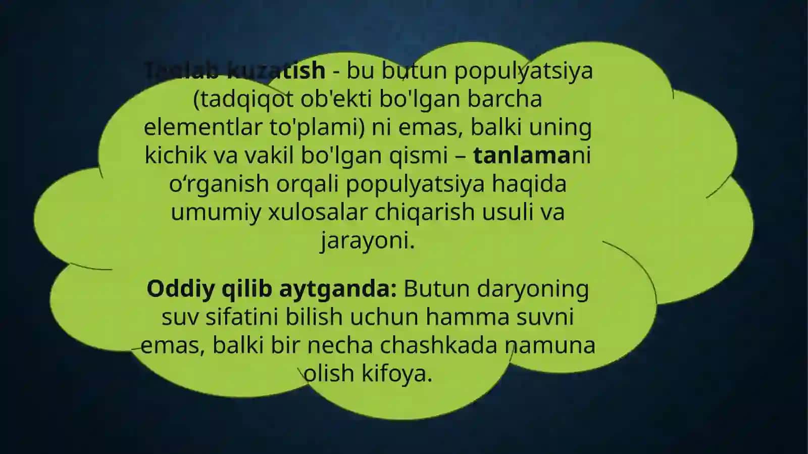 Statistik tadqiqotlarda tanlab kuzatishning qo‘llanilishi 3