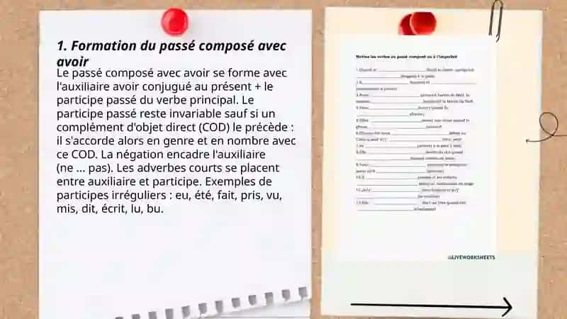 Passé composé et l'imparfait 3