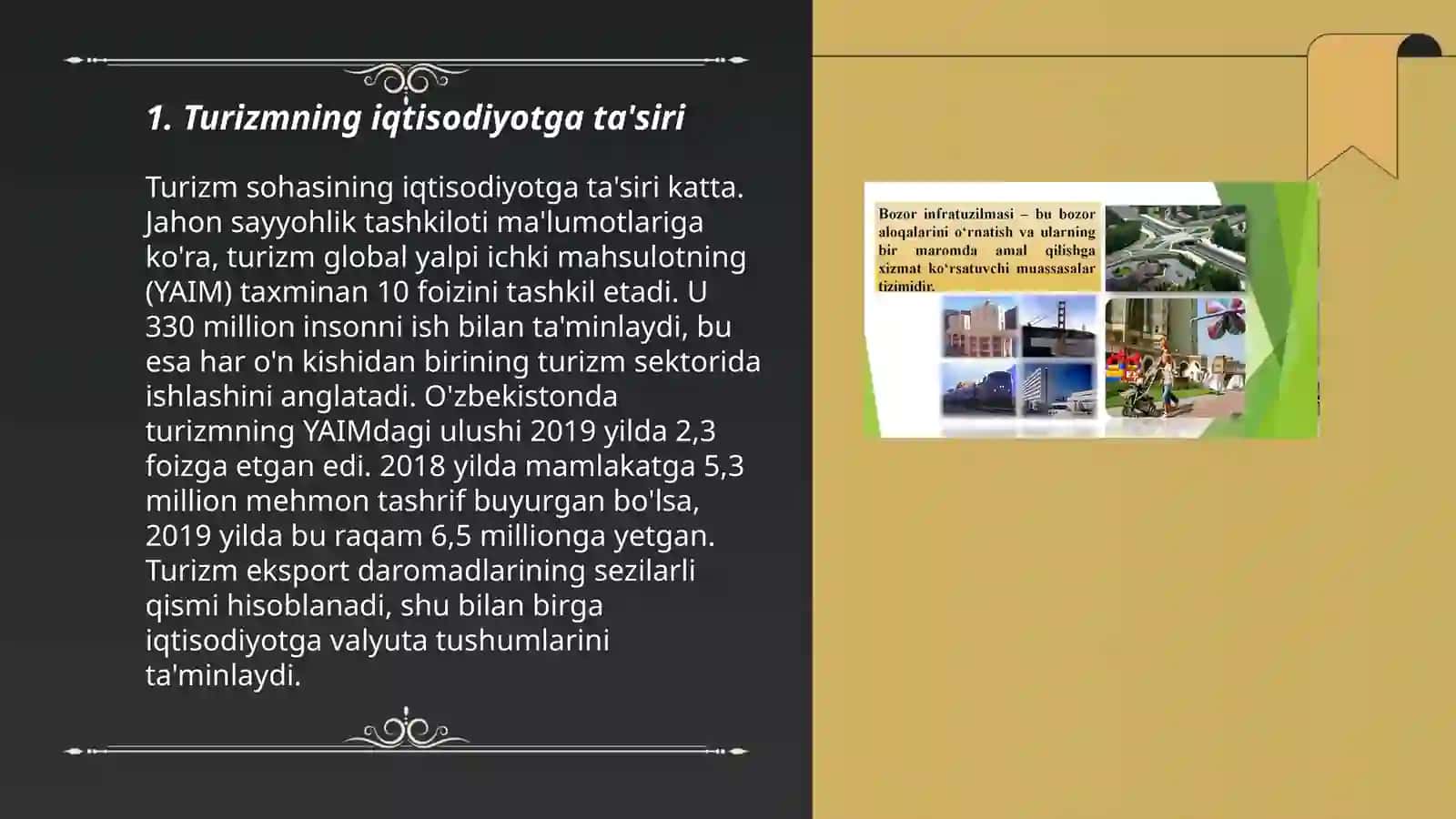 Davlat iqtisodiyotida turizmning ahamiyati 3