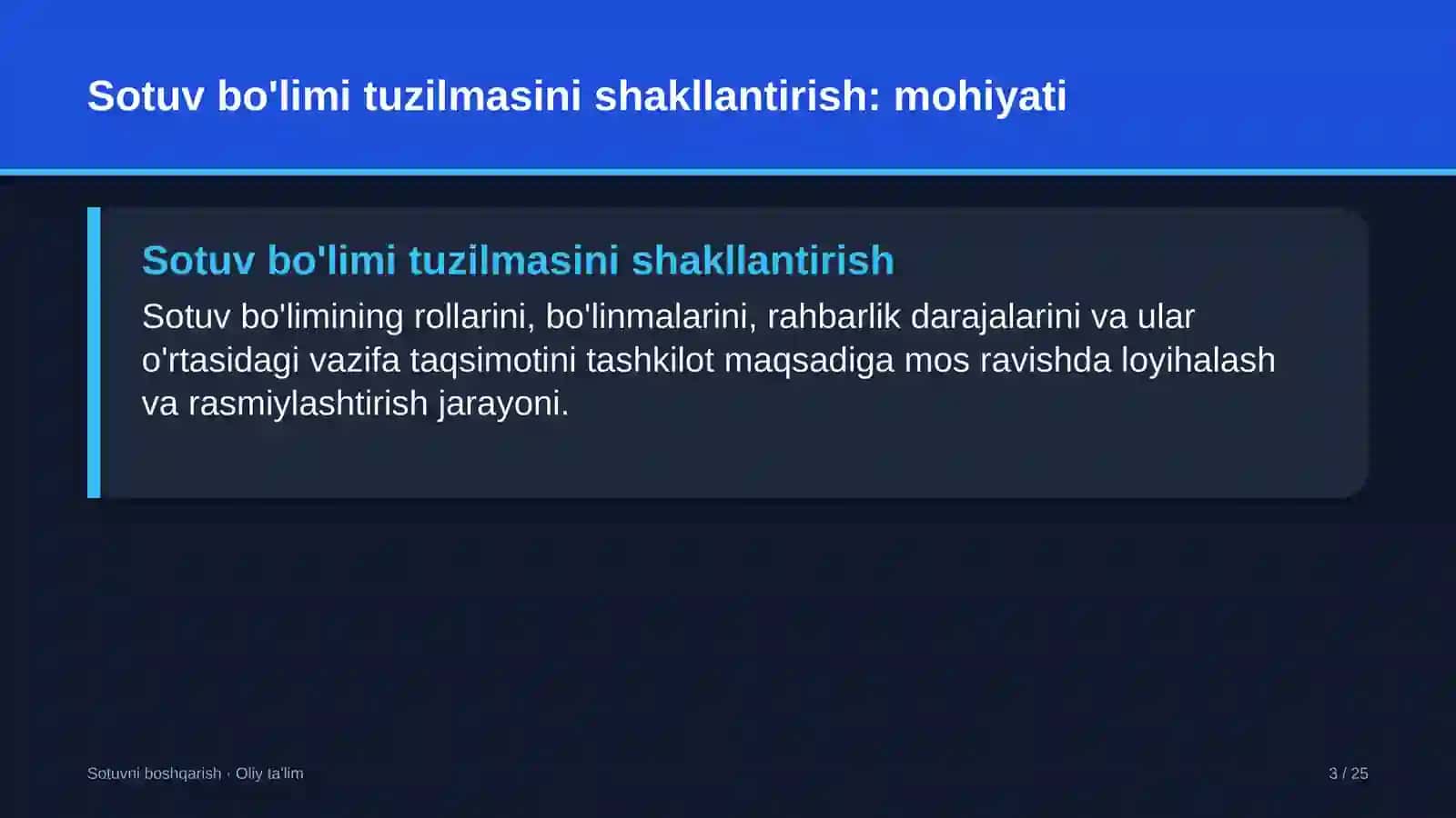 dublyaj studiyalarida sotuv bo'limi tuzilmasini shakllantirish 8861 3