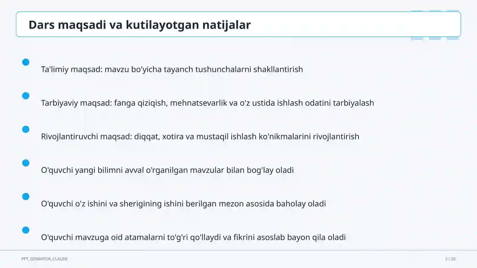 Xaritani o'qish va shartli belgilar (4-sinf) 3