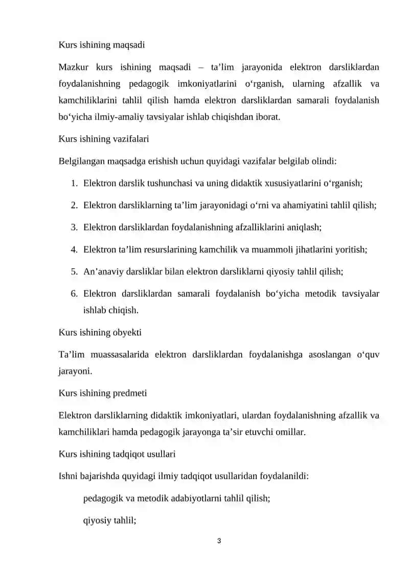 Elektron darsliklardan foydalanishning afzalliklari va kamchiliklari 3