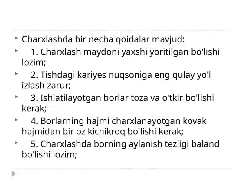 1-sinflik arioz kovaklarni restavratsiya qilish 3