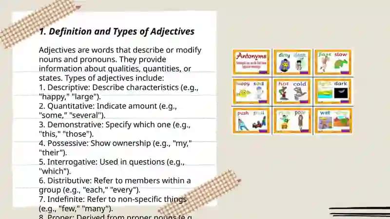 Adjictives 3