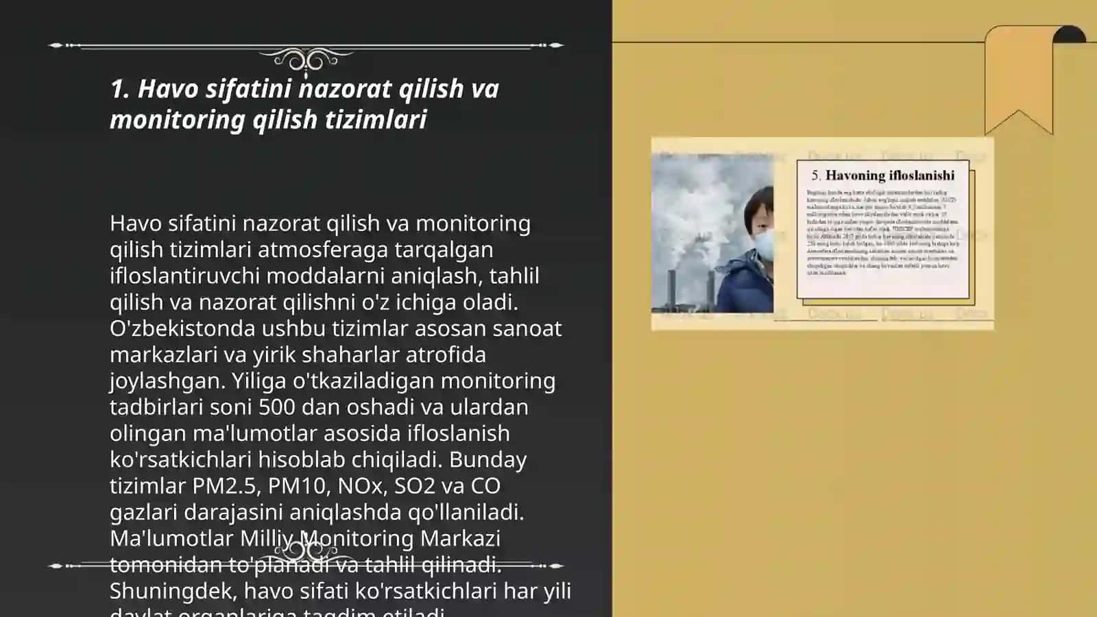 Havo sifatini nazorat qilish va monitoring qilish tizimlari 3