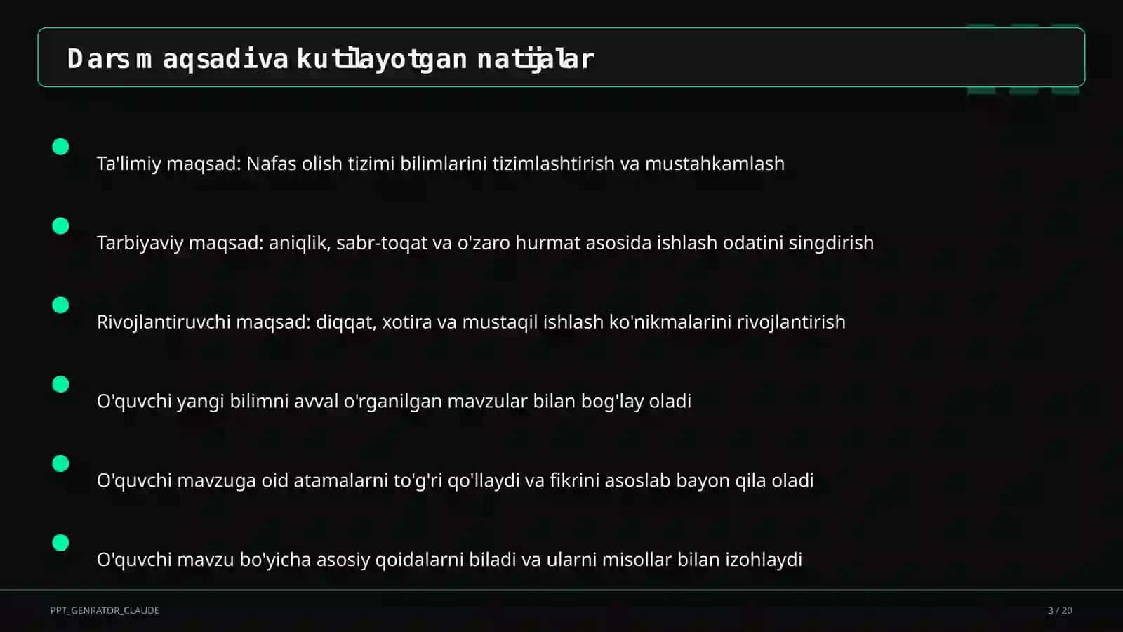 Nafas olish tizimi (8-sinf) 3