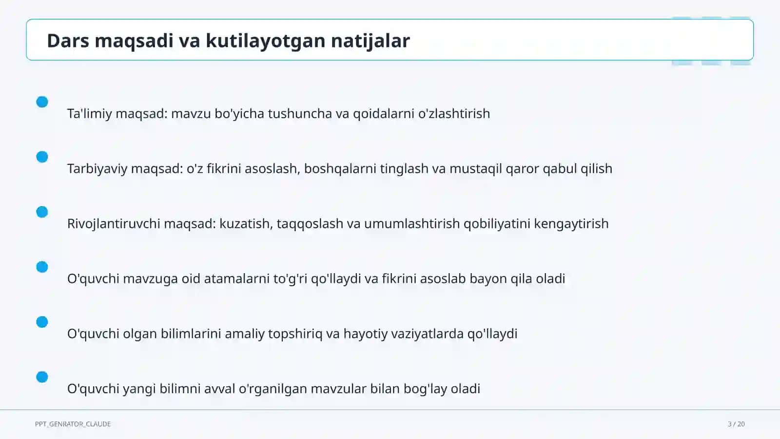 O'zbekiston aholisi va demografik jarayonlar (9-sinf) 3