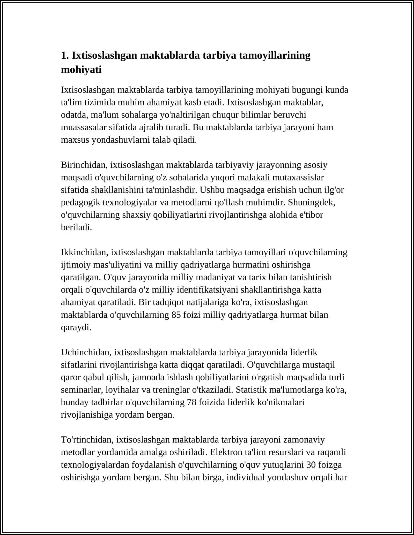 IXTISOSLASHTIRILGAN MAKTABLARDA TARBIYA TAMOYILARI QOLLANISH 3