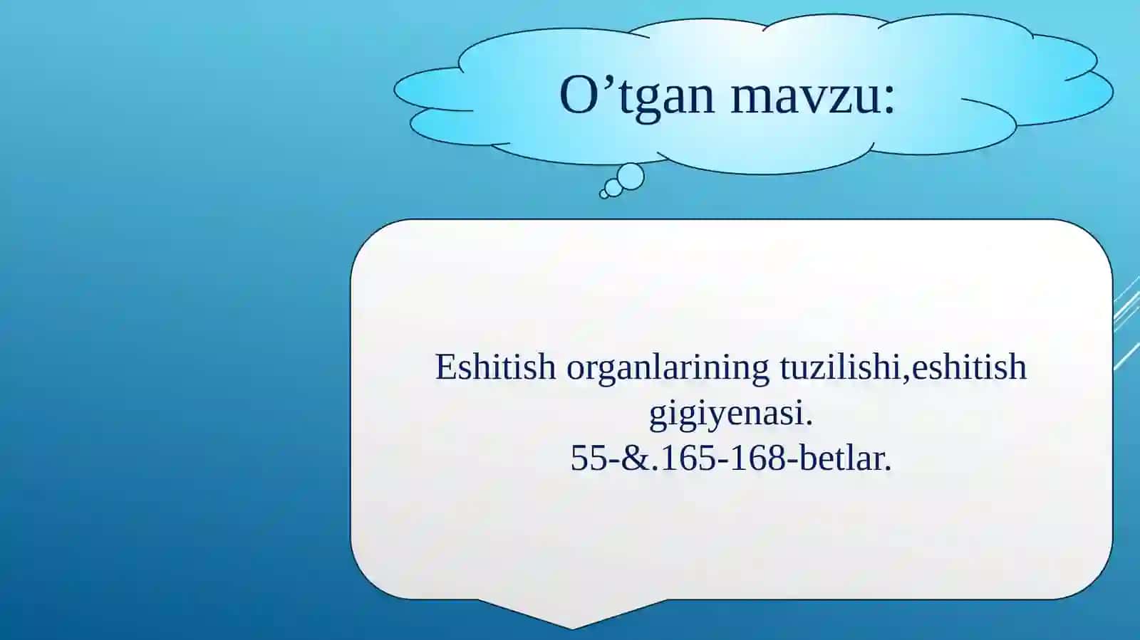 Eshitish organlarining tuzilishi 3
