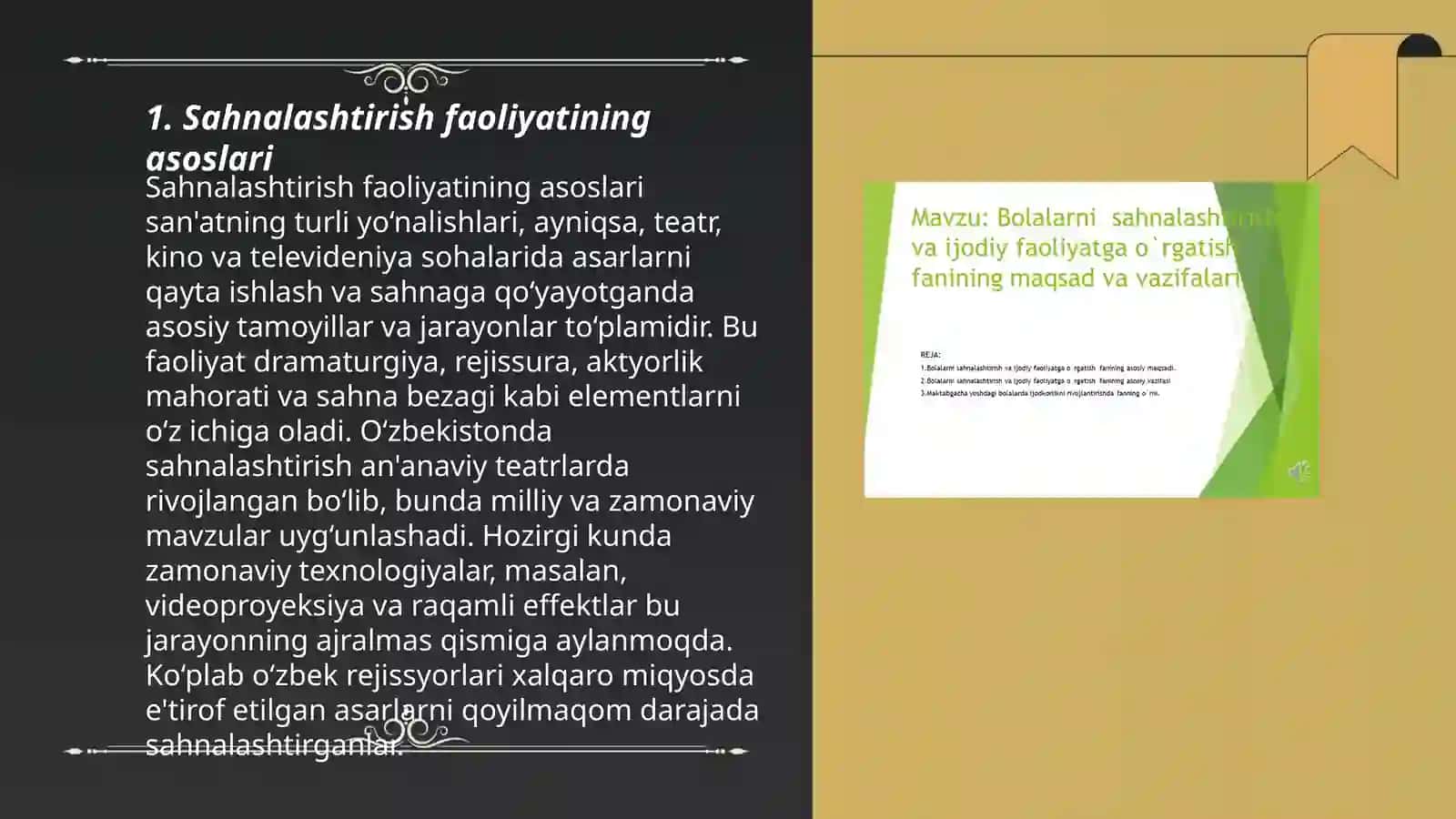 Sahnalashtirish faoliyati jarayonida bolalarda ijodkorlikni rivojlantirishning oziga xosligi 3