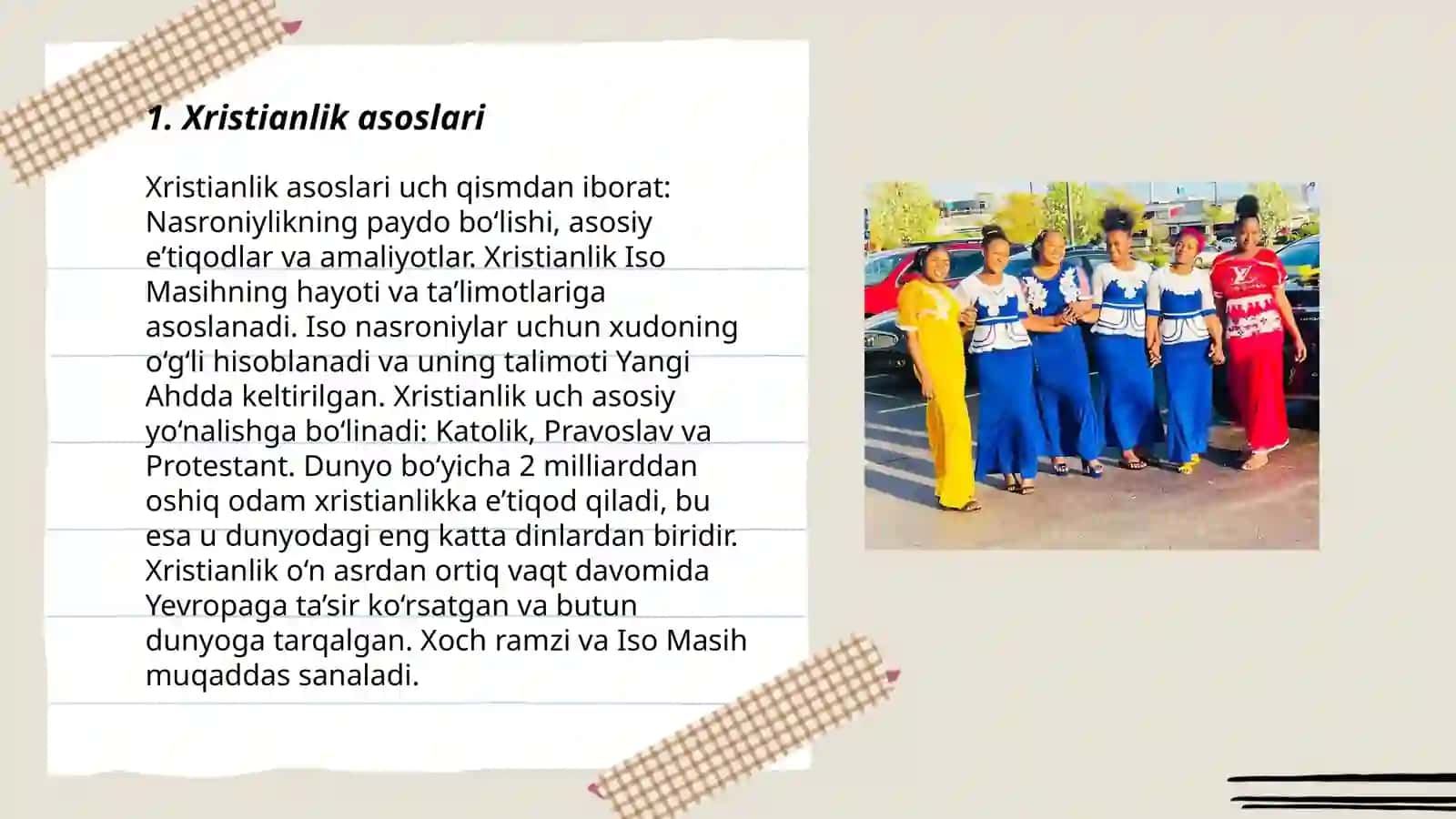 Xristianlik asoslari 3