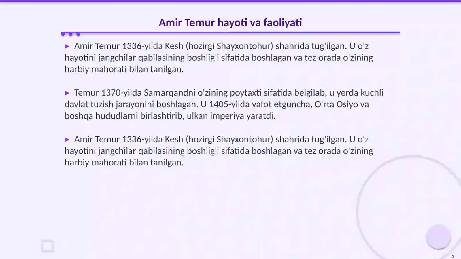 Amir Temur ulugʻ mamlakat arbobi 3
