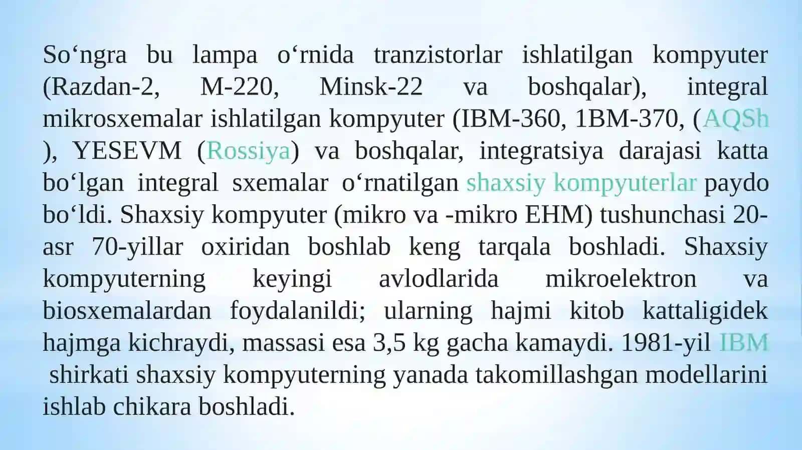 Virtuallashtirilgan va virtuallashtirilmagan kompyuter muhitlarining ko'rinishini tahlil qilish 3
