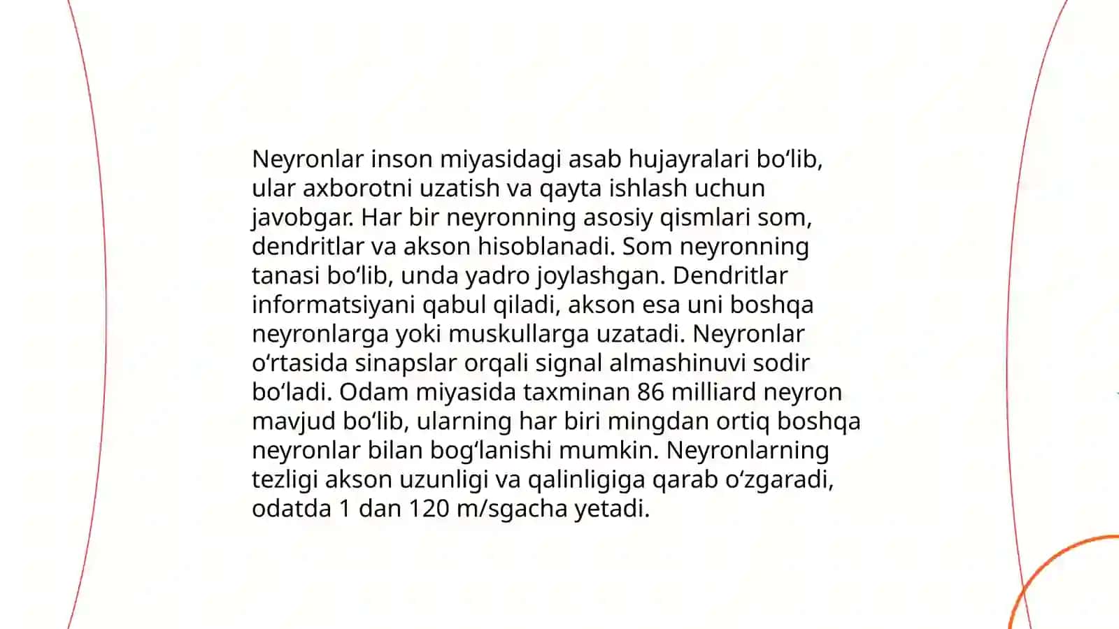Nerv tolalar fiziologiyasi. Sinapslar fiziologiyasi 3