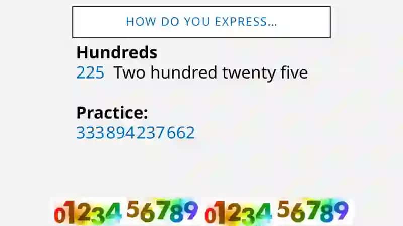 Expressing Numbers in English 3