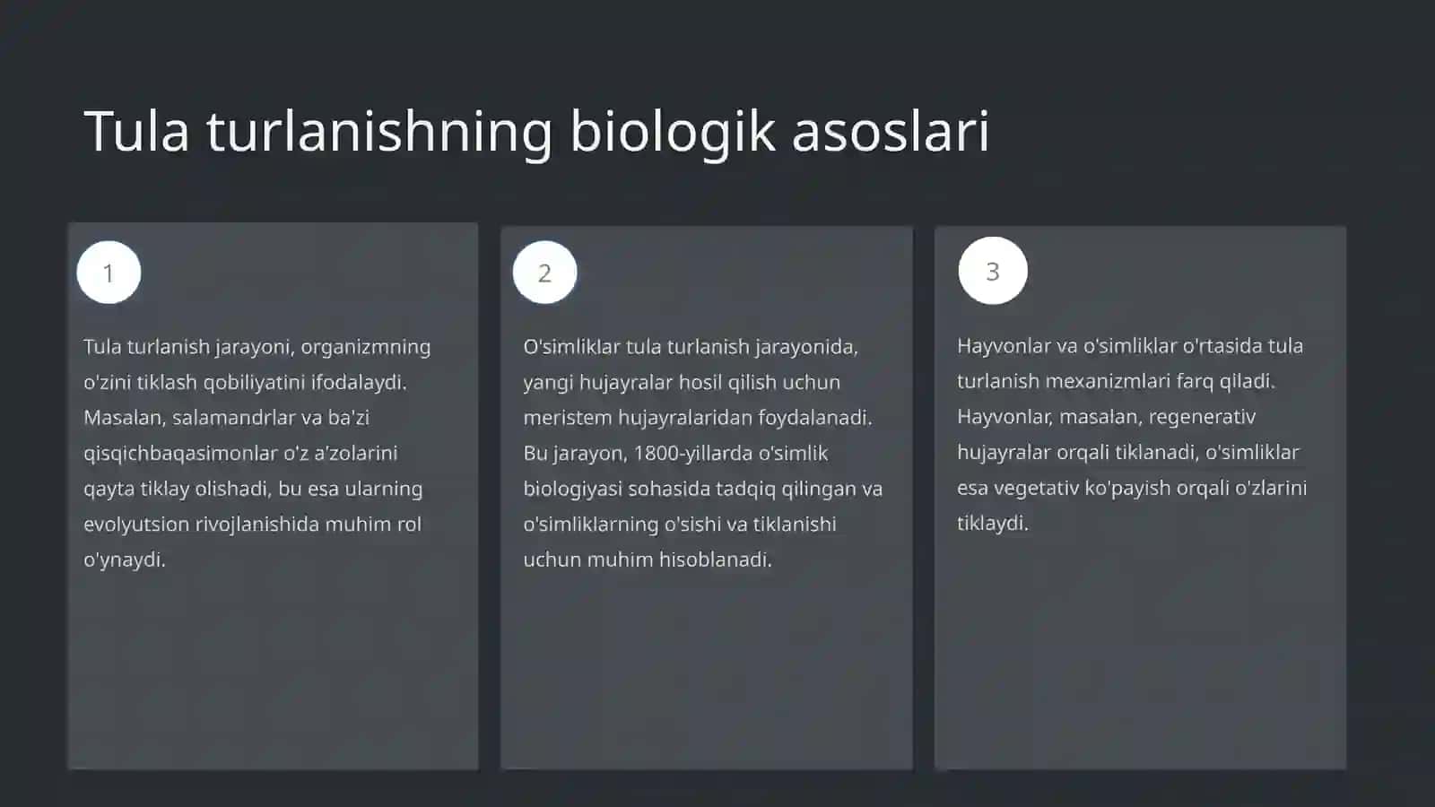 Organizimning tula turlanishdan kiyingi tiklanish kinetikasi 3
