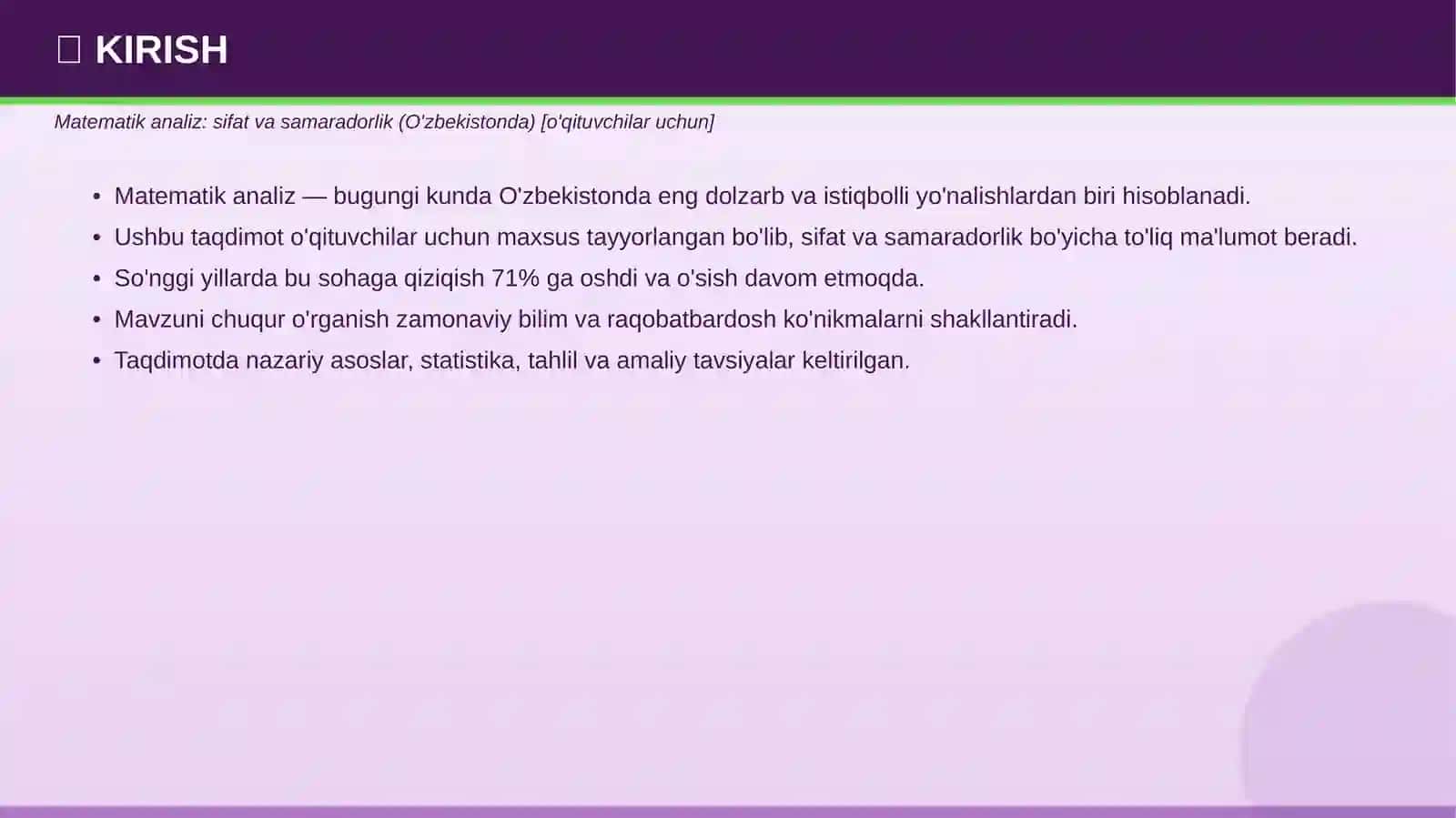 MATEMATIK ANALIZ 3