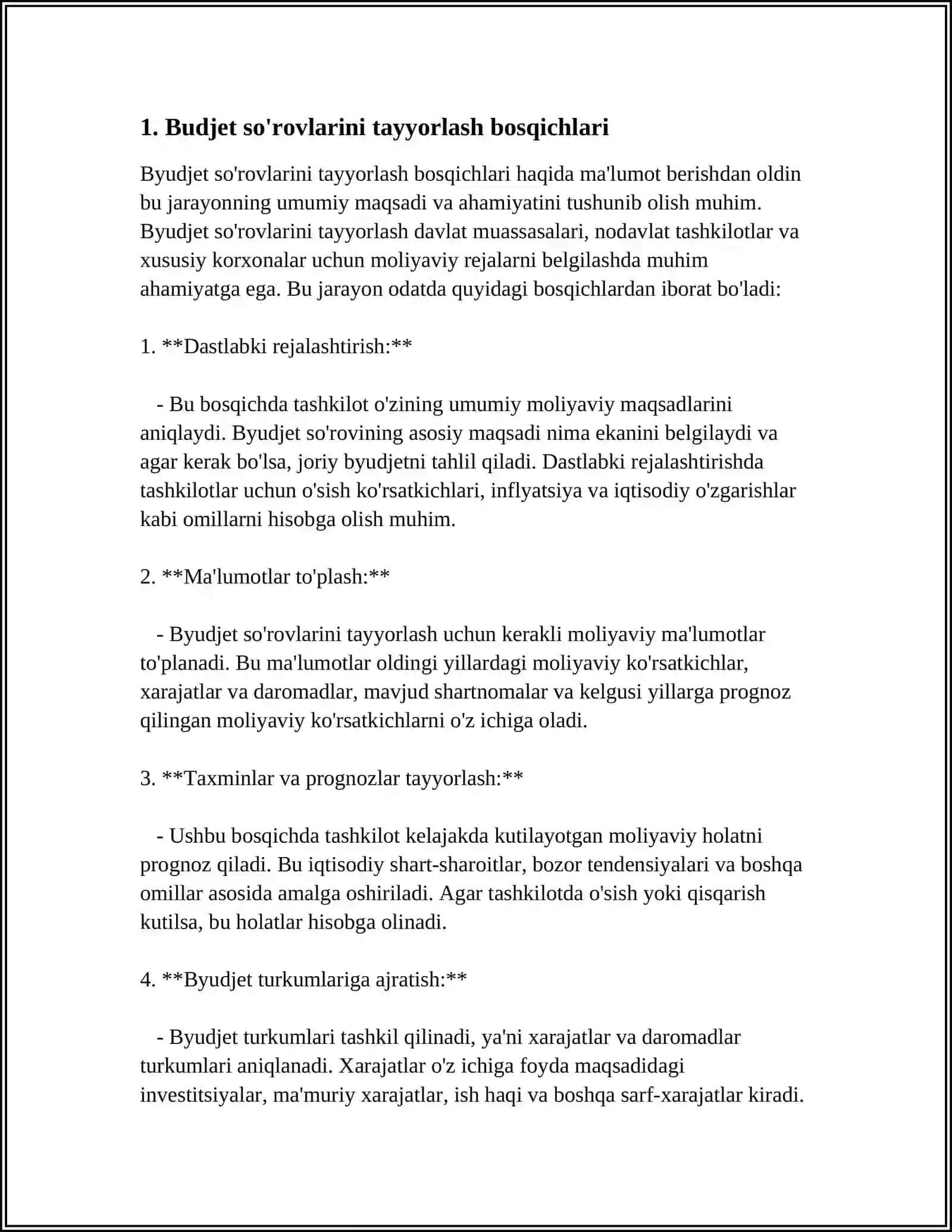 BUDJET SO‘ROVLARNI TUZISH VA KURIB CHIQISH TARTIBI 3