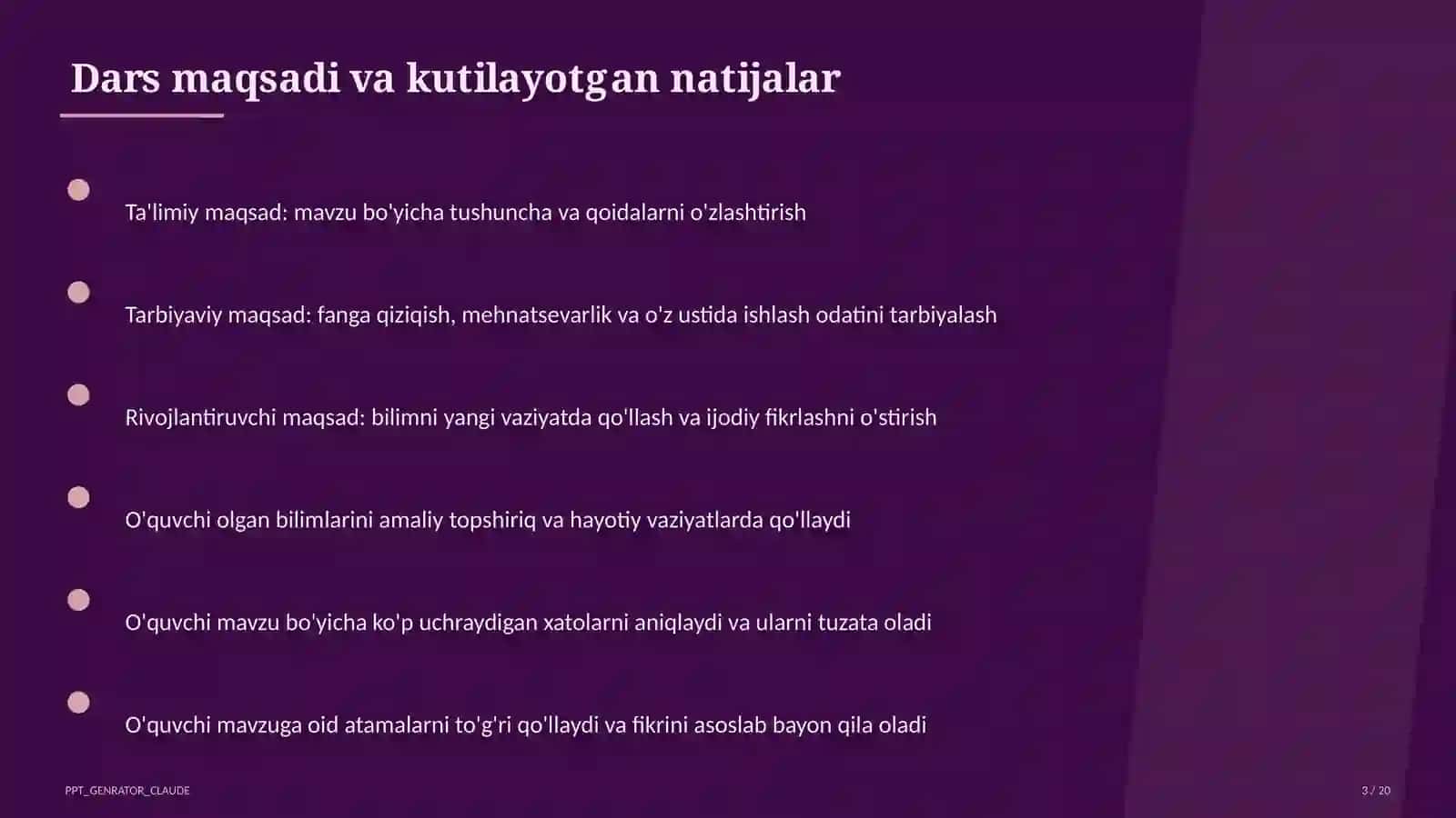 Startap va tadbirkorlik loyihasi (11-sinf) 3