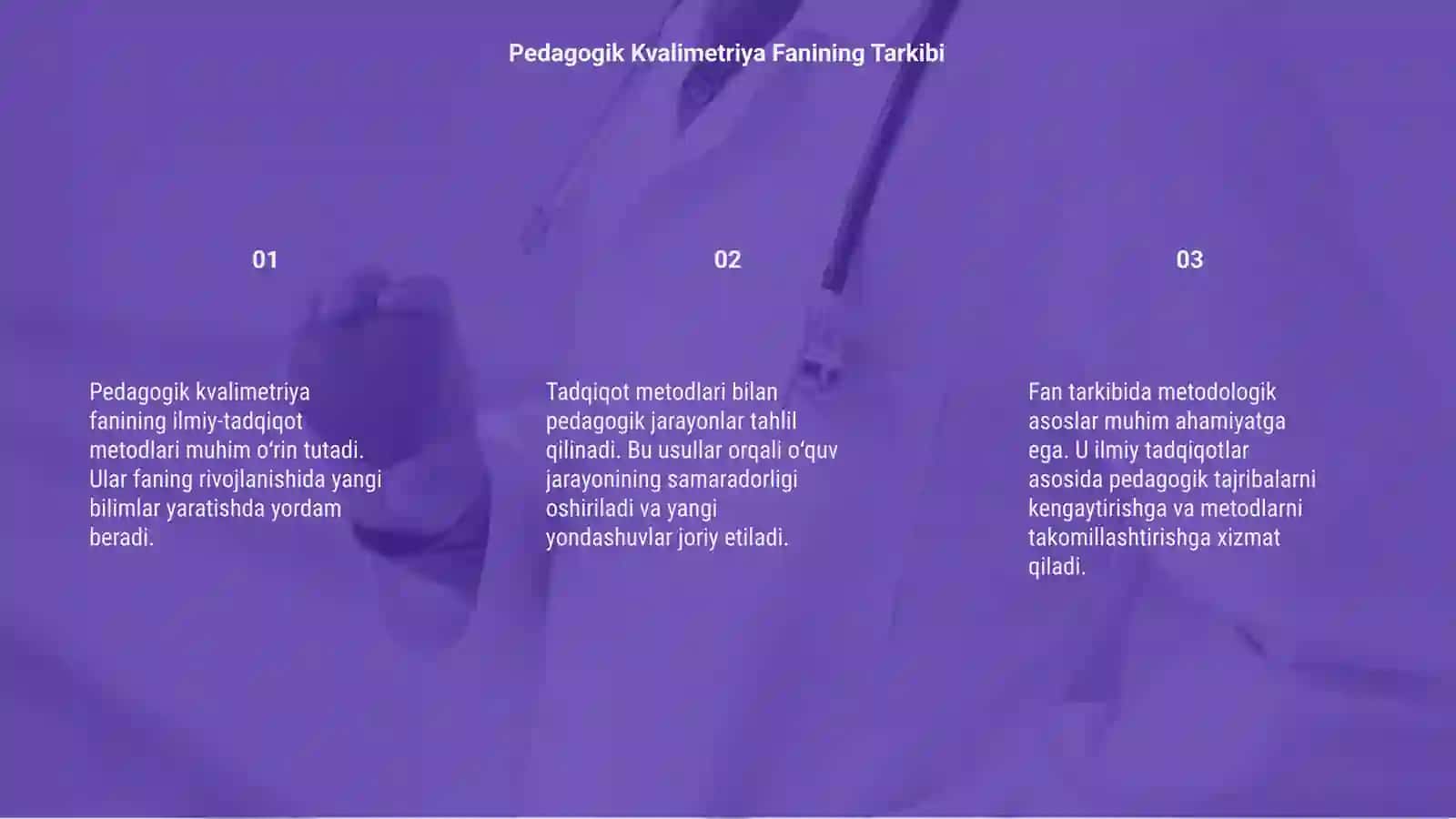 Pedagogik kvalimetriya fanining ilmiy-tadqiqot metodlari 3