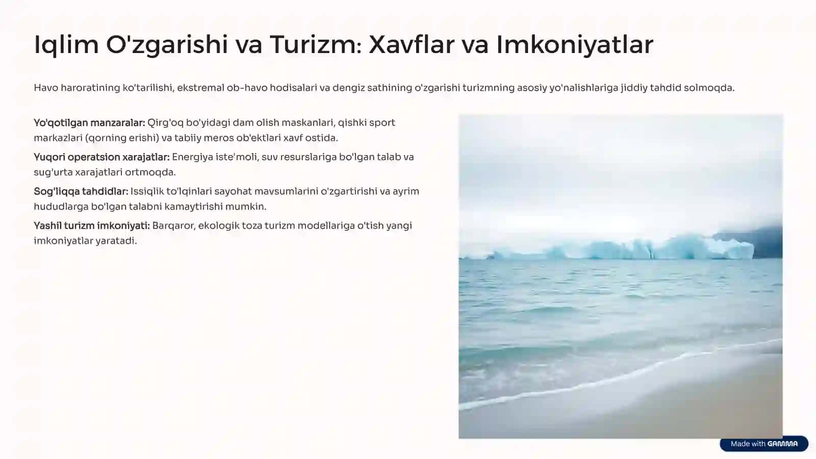Turizm Iqtisodiyotga Global Muammolarning Ta'siri 3