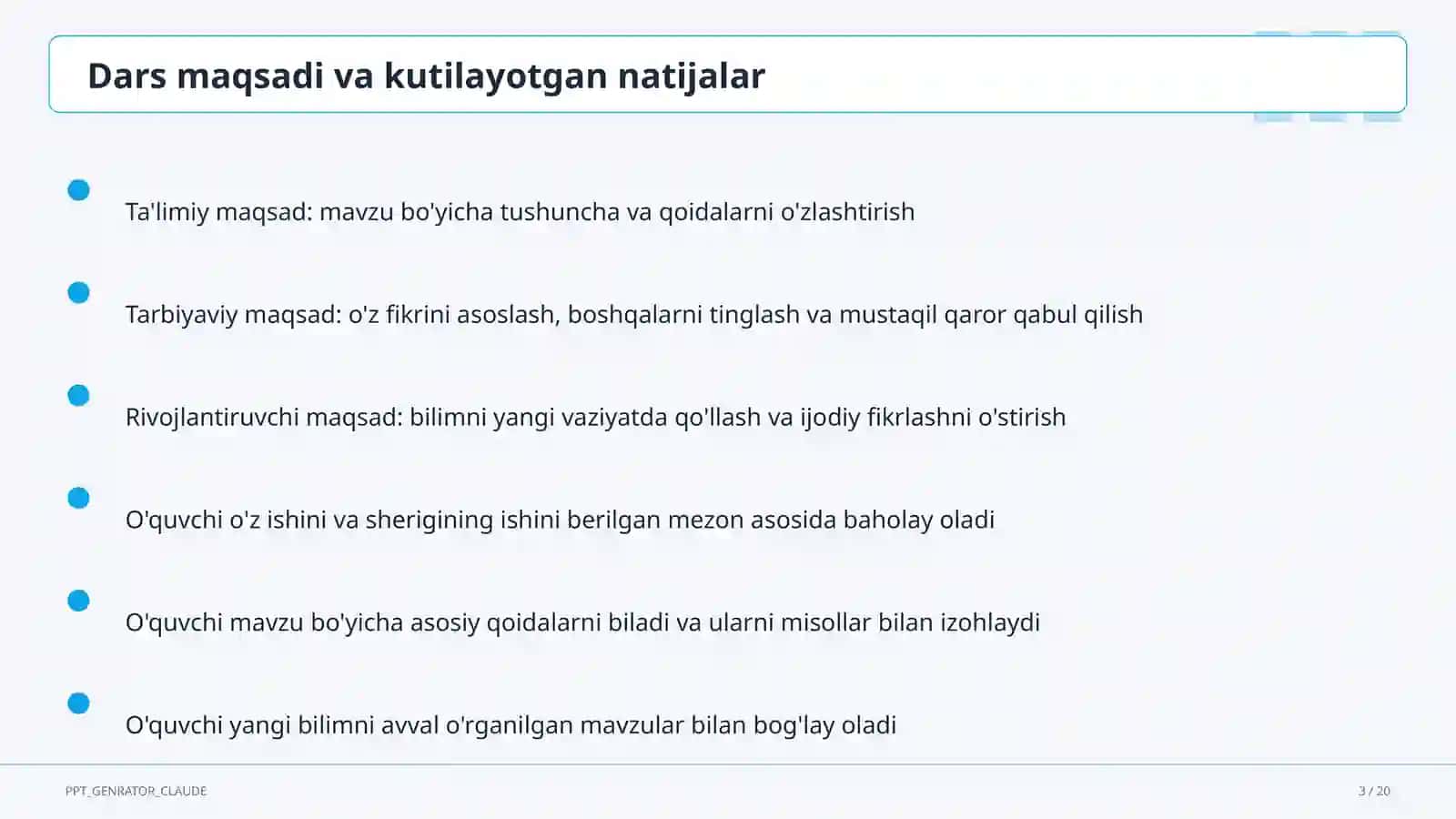 Mexanik tebranishlar va to'lqinlar (9-sinf) 3