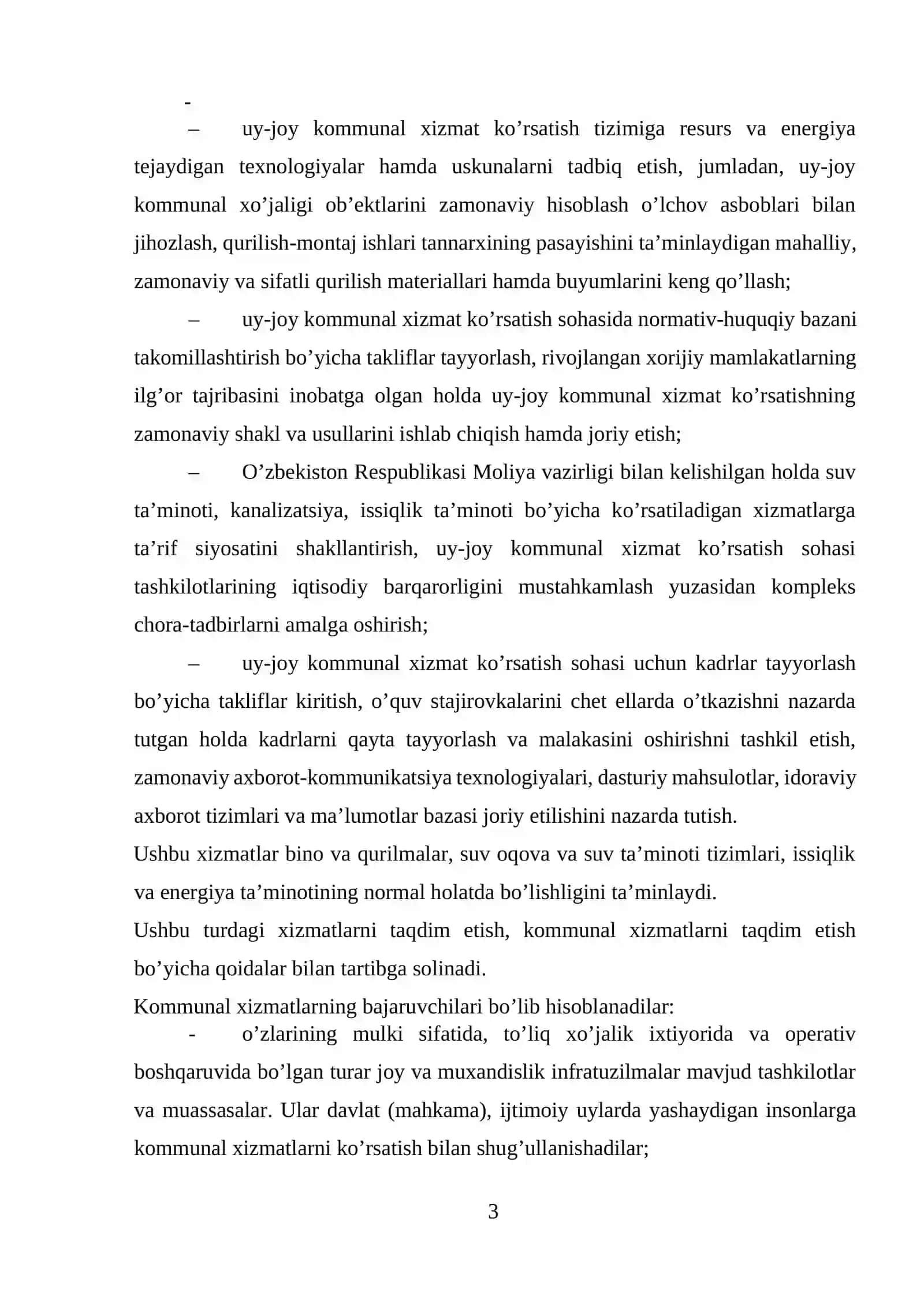 Uy-joy Kommunal Servis Xizmat Ko'rsatishning Turlari va Shakllari 3