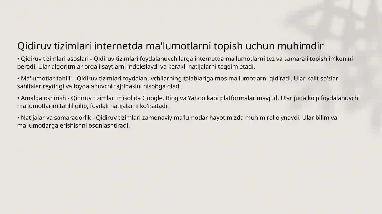 Internetda qidiruv tizimlari va protokollar 3